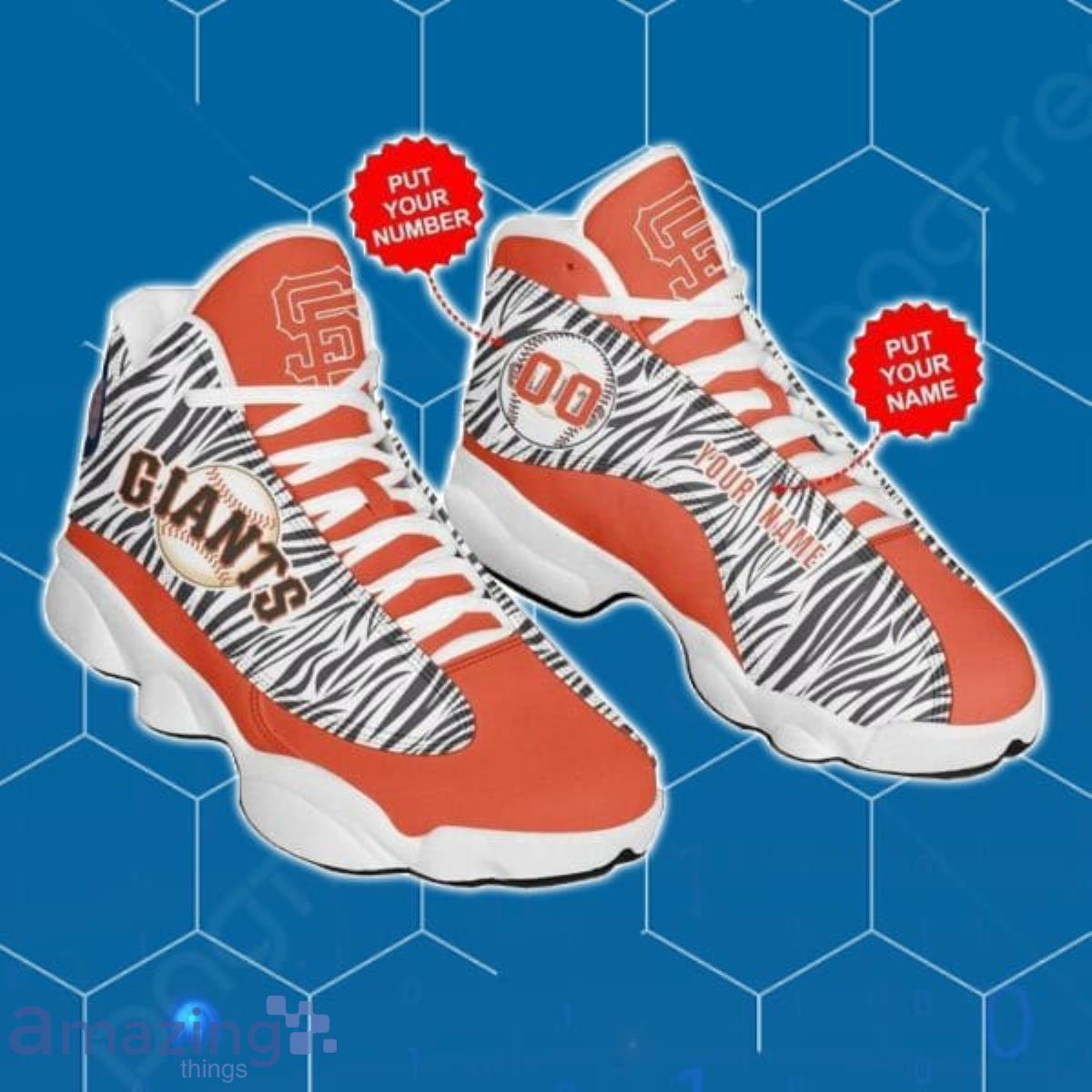 Shoes San Francisco Giants Jordan 13 Custom Name Shoes