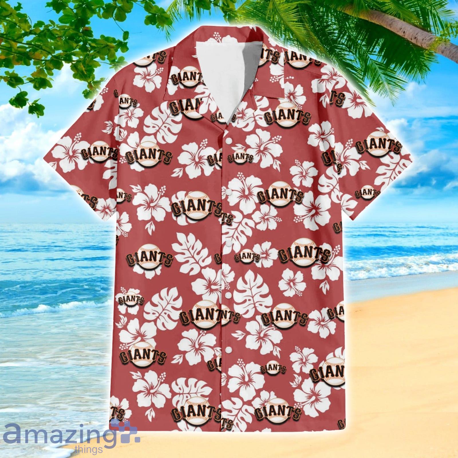 San Francisco Giants Sport Fans Hibiscus All Over Print 3D Hawaiian Shirt image San Francisco Giants Sport Fans Hibiscus All Over Print 3D Hawaiian Shirt Product Photo 4