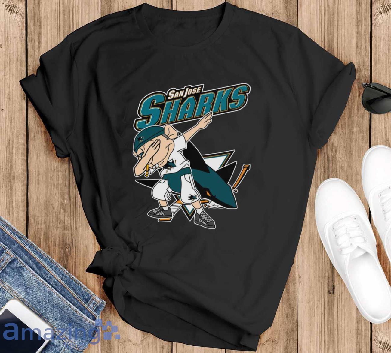 90s San Jose Sharks T-shirt Large Graphic NHL Tee Shirt 