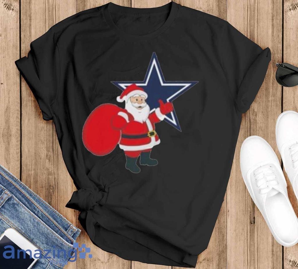 Santa Claus Dallas Cowboys Nfl Christmas Shirt