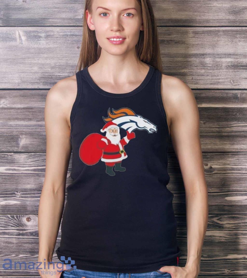 Women's Denver Broncos Navy Plus Size Team Racerback Tank Top