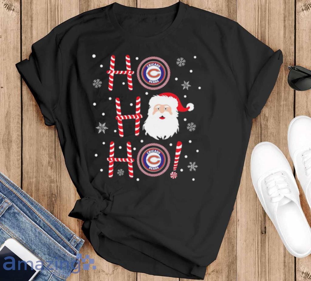 Santa Claus Ho Ho Ho Chicago Bears Christmas Shirt