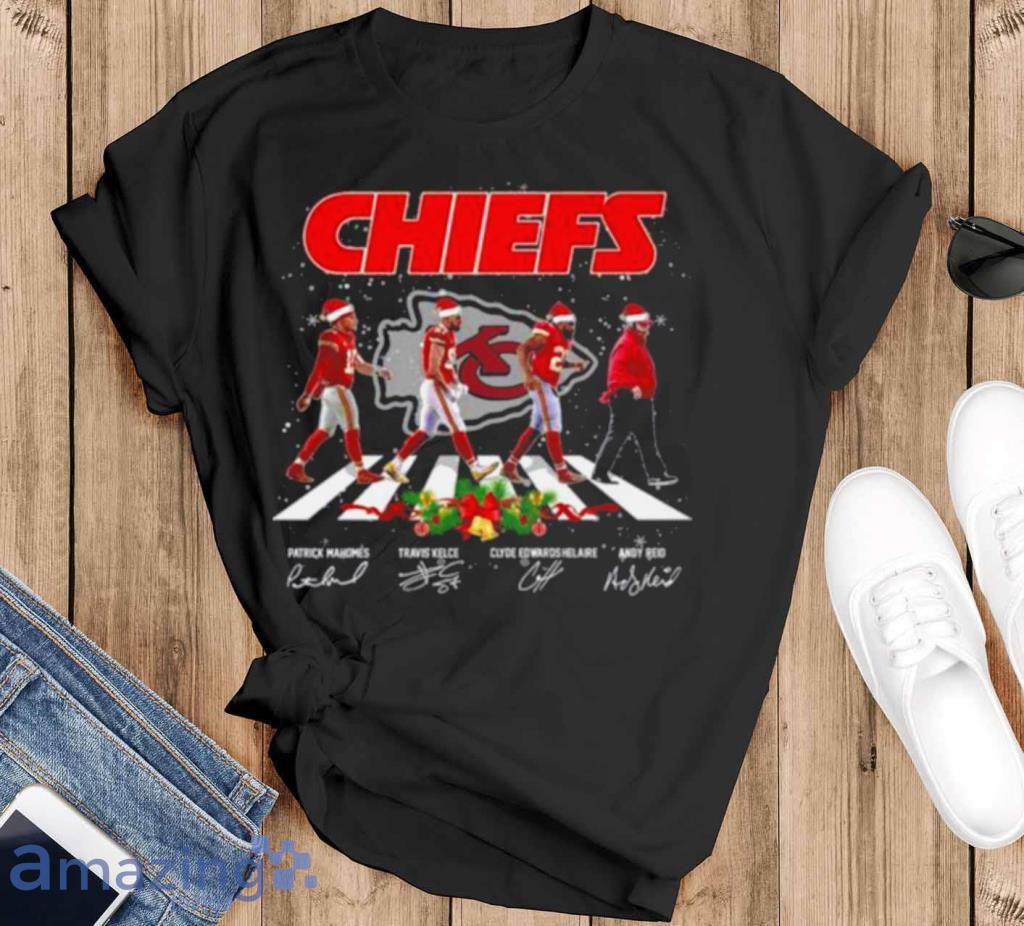 Official Kansas City Chiefs team abbey road signatures shirt, hoodie,  sweater, long sleeve and tank top