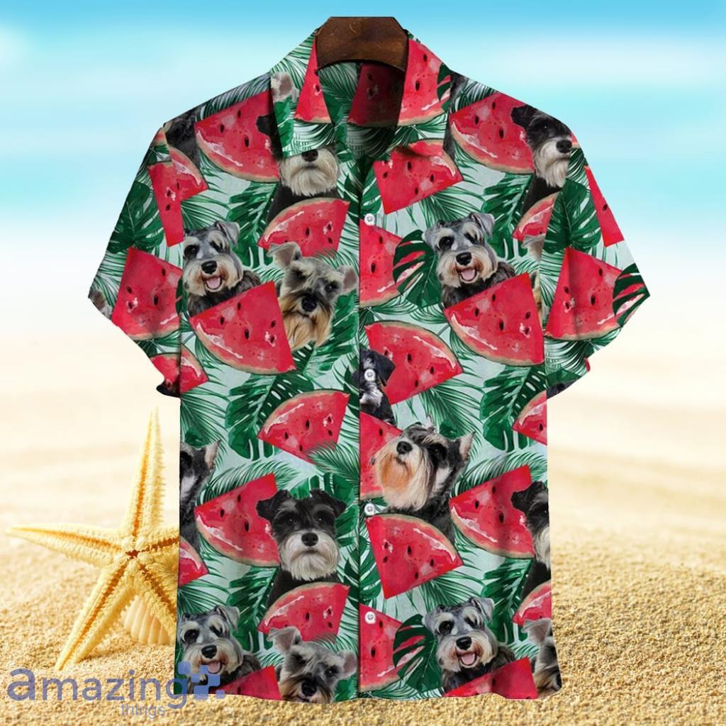 Schnauzer Hawaiian Shirt Tropical Lover Xmas Gift Product Photo 1