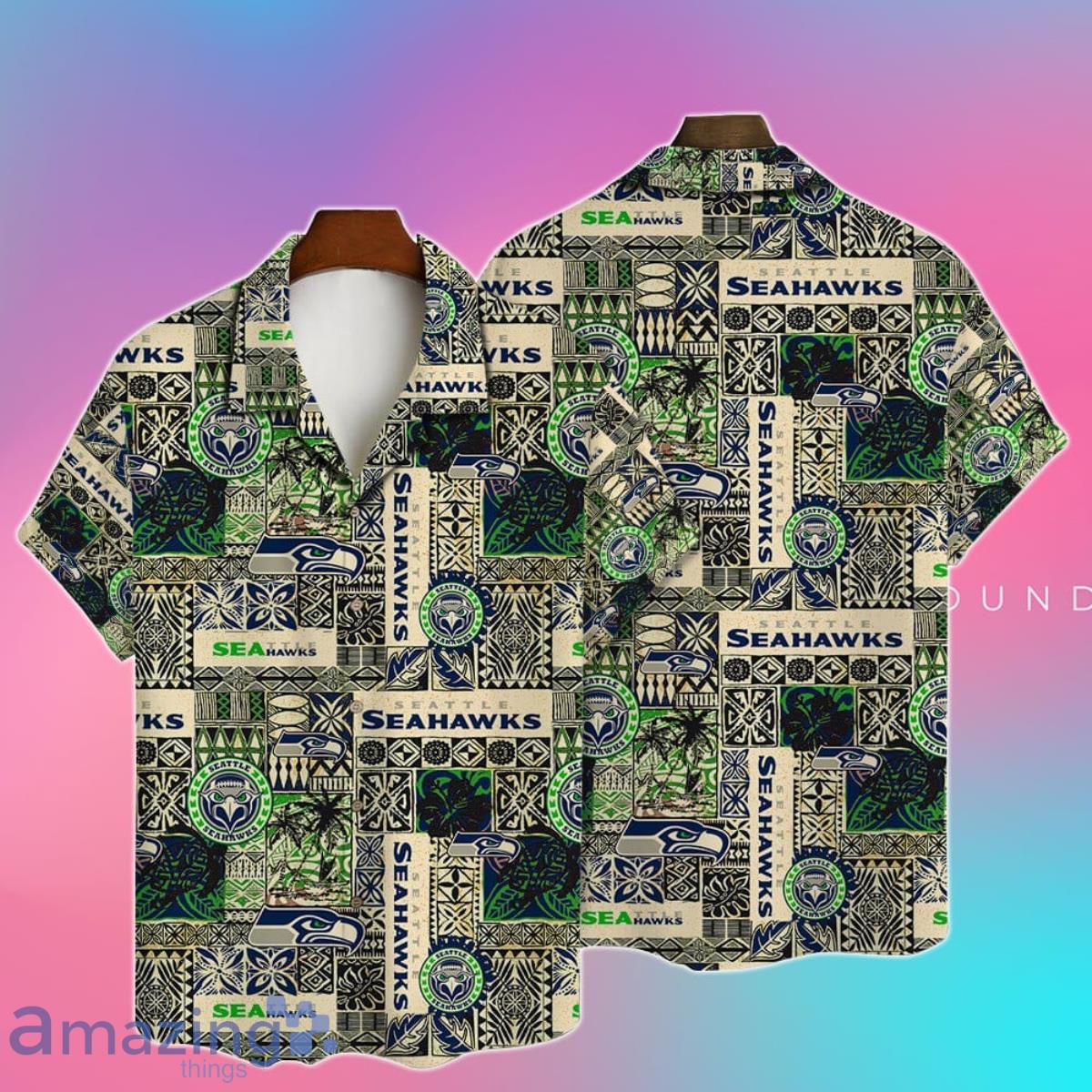 Seattle Seahawks 2023 AOP Hawaiian Shirt Best Gift For Men And Women Product Photo 1