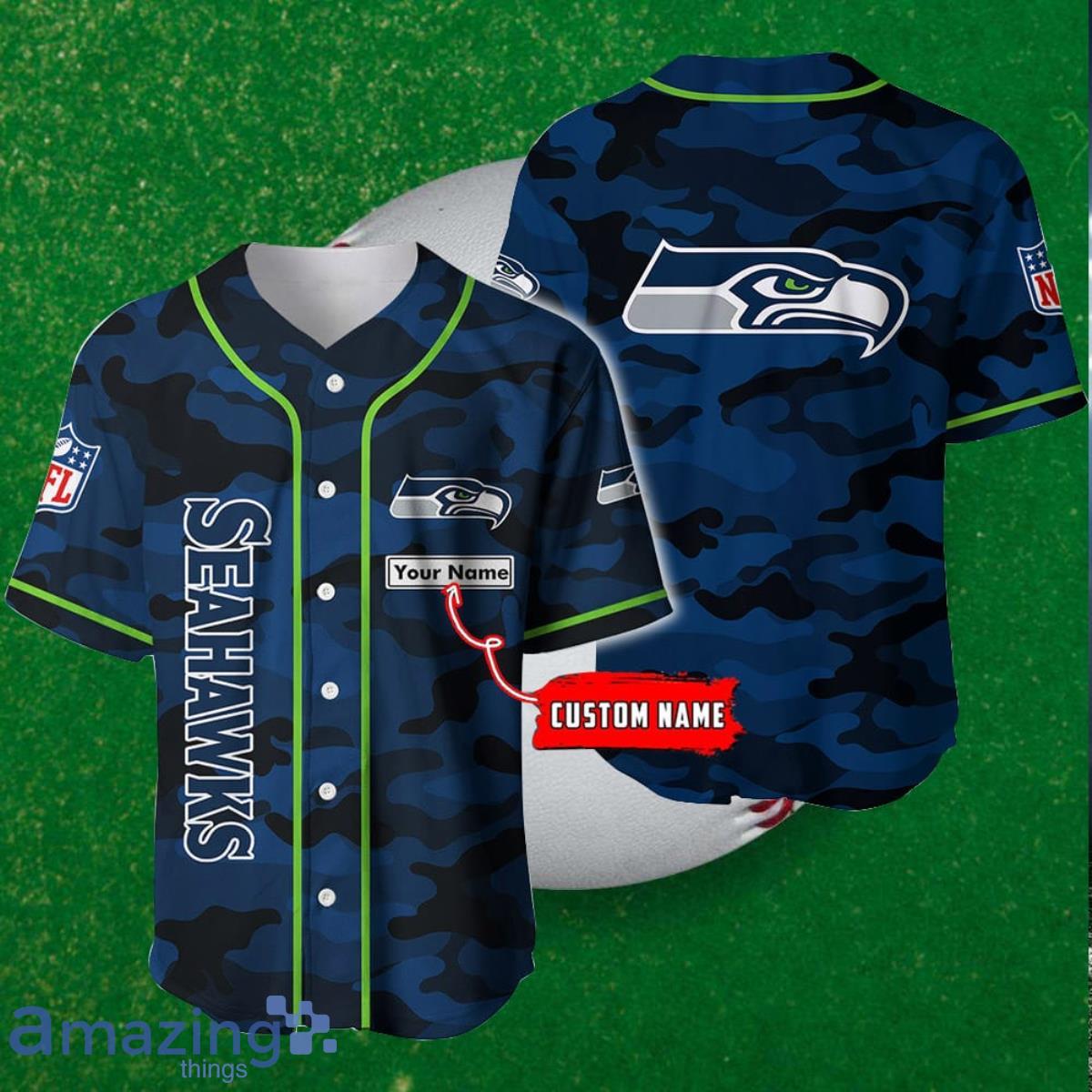 Vintage Seattle Football Shirt, Seahawks School Spirit Short