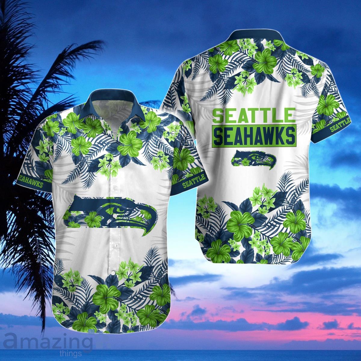 Seattle Seahawks 3D Personalized Hawaii Shirt And Shorts Combo Hawaii 01  Gift For Men And Women