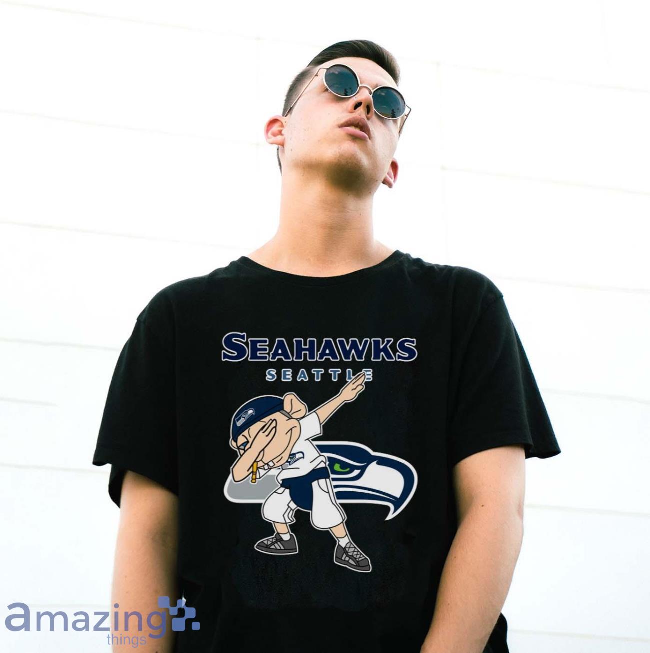 Seattle Seahawks T-Shirt Adult Men 2XL Dark Blue NFL Team