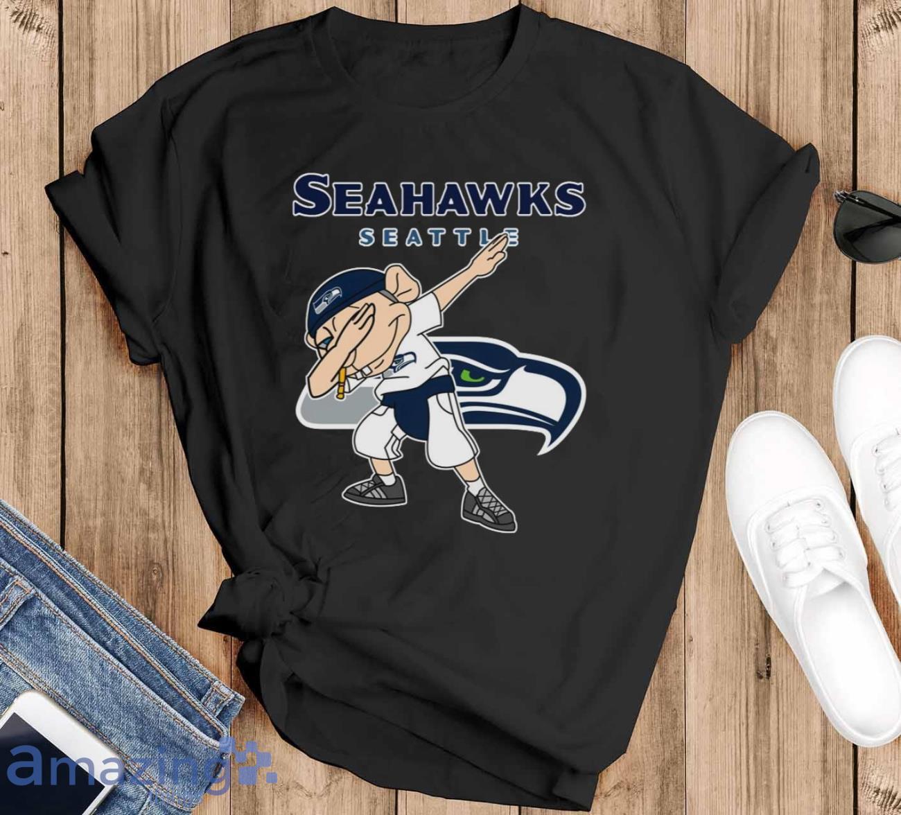 Seattle Seahawks NFL Football Jeffy Dabbing Sports T Shirt For Men