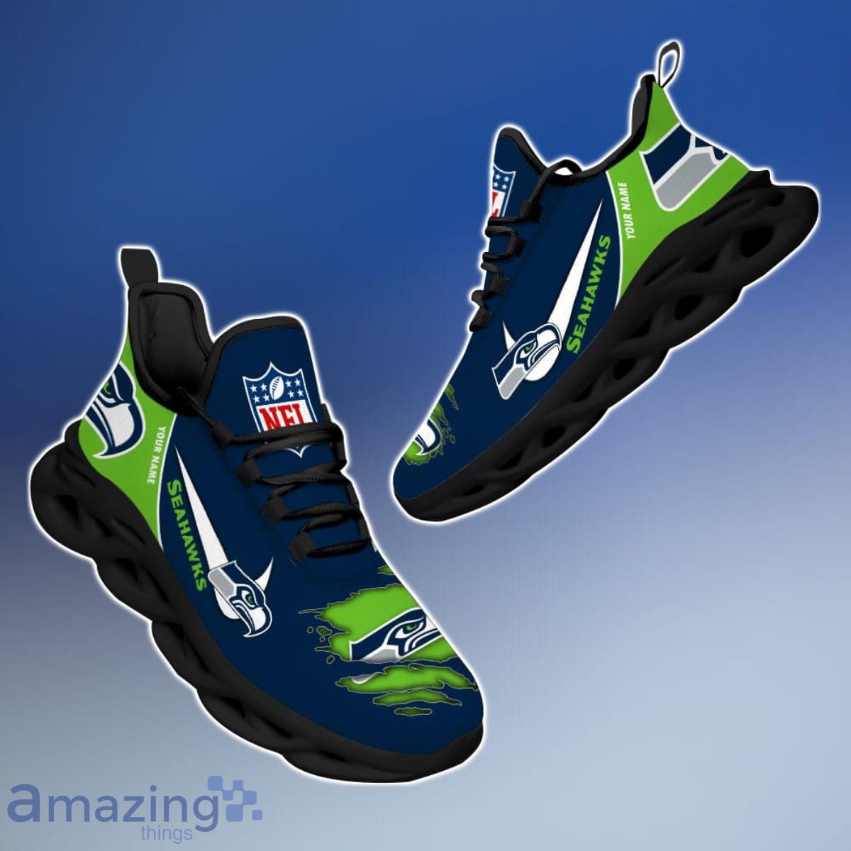 Seattle Seahawks Max Soul Shoes New Model Sneakers Best Gift For Fans