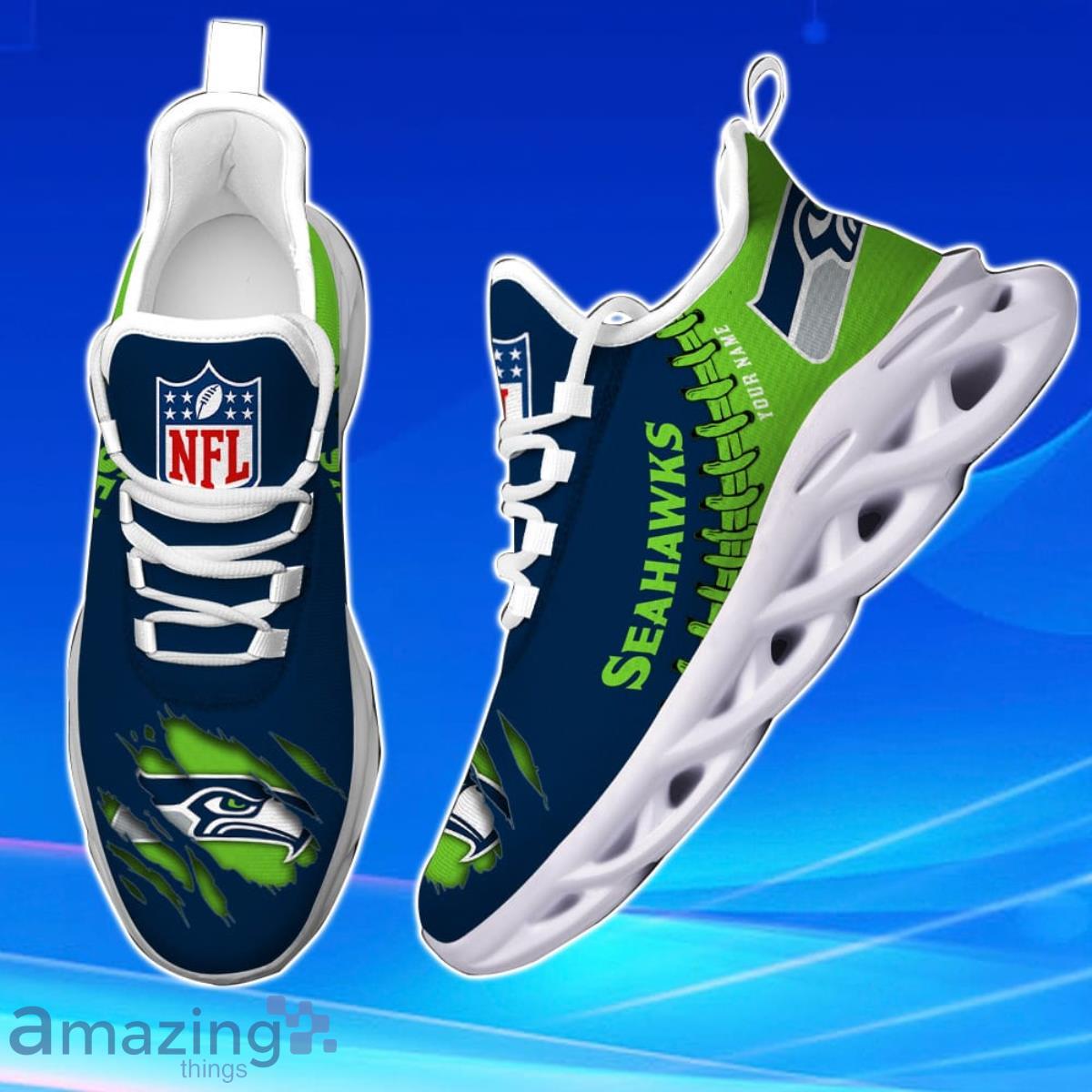 Seattle Seahawks Custom Name Max Soul Shoes Best Gift For Men And Women