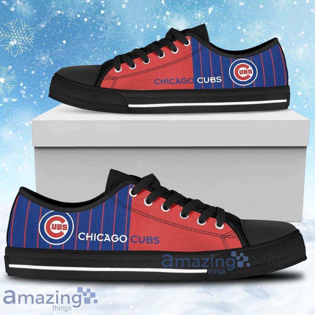 Chicago Cubs Women's Canvas Stripe Shoes