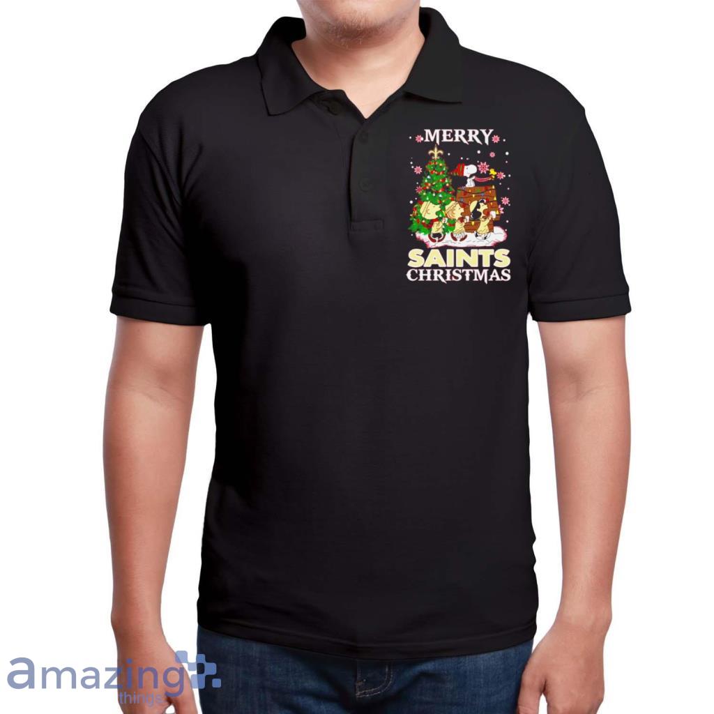 Snoopy And Friends Merry New Orleans Saints Christmas Shirt