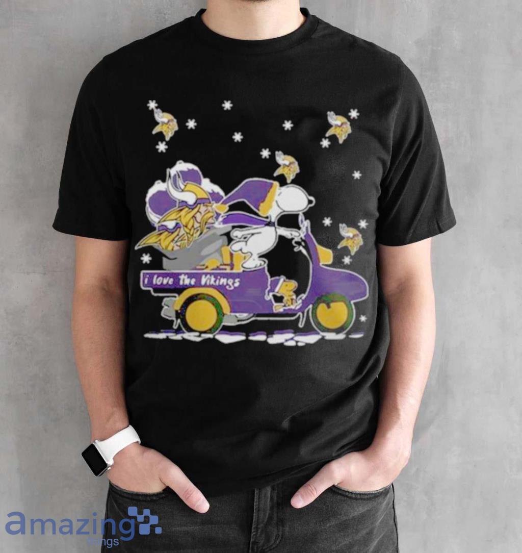 Snoopy Peace Love Minnesota Vikings Shirt, Tshirt, Hoodie