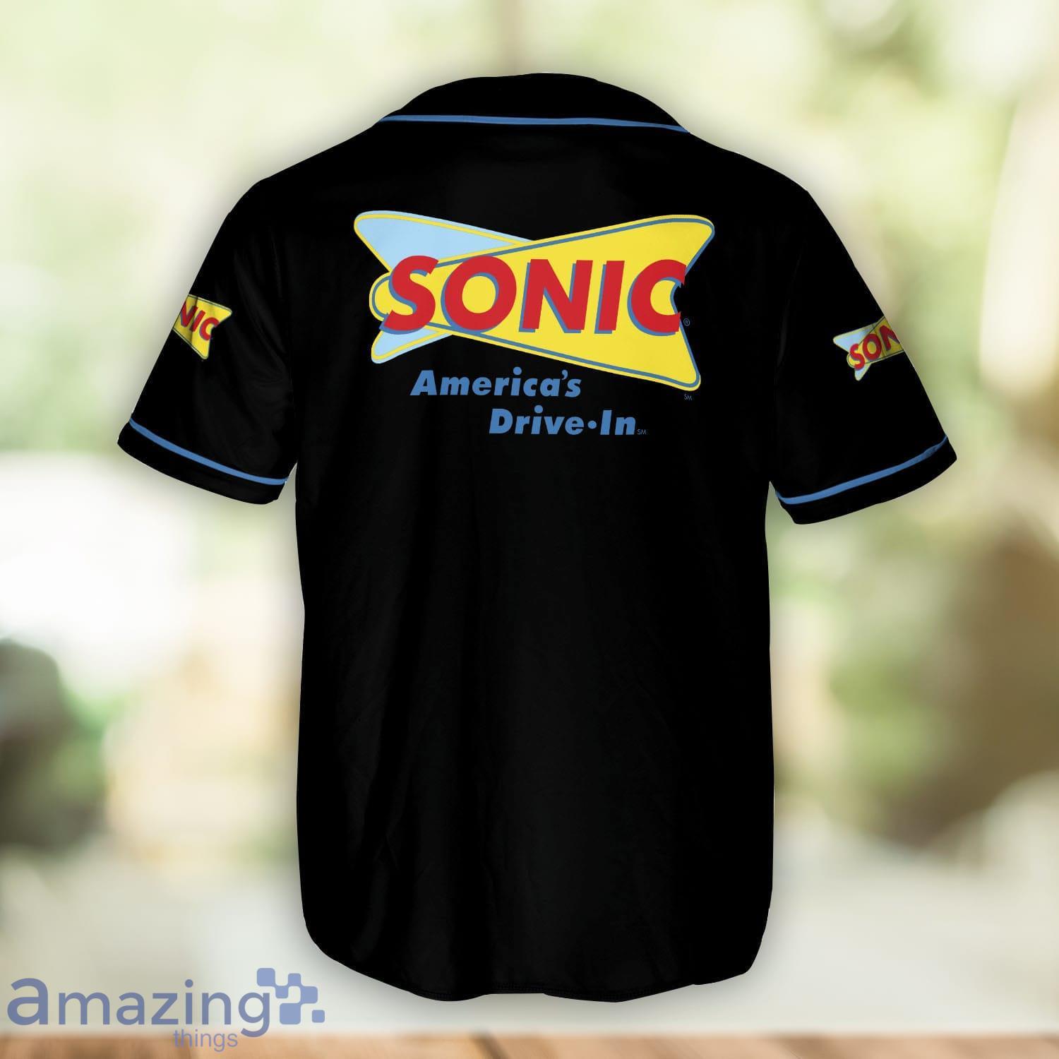 Sonic America's Drive In Baseball Jersey Shirt Men And Women Sport Gift image Sonic America's Drive In Baseball Jersey Shirt Men And Women Sport Gift