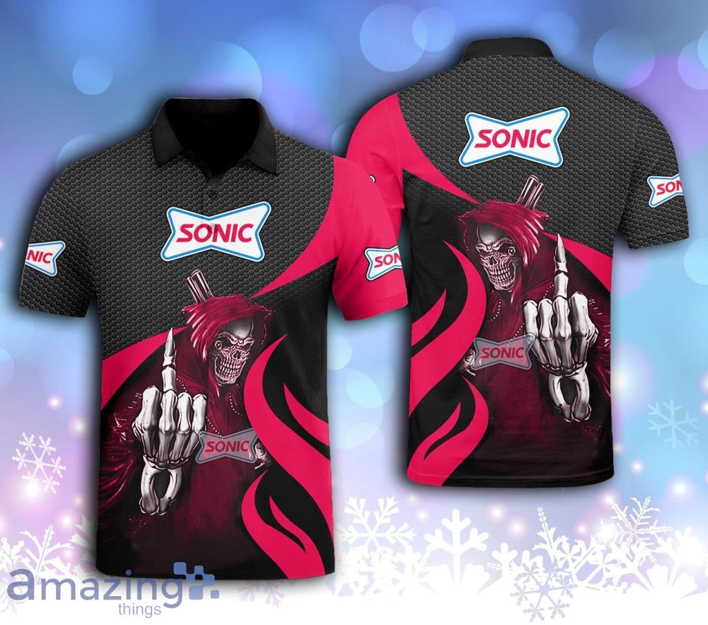 Sonic Drive-In Logo Skull Polo Shirt Gift For Men And Women Product Photo 1