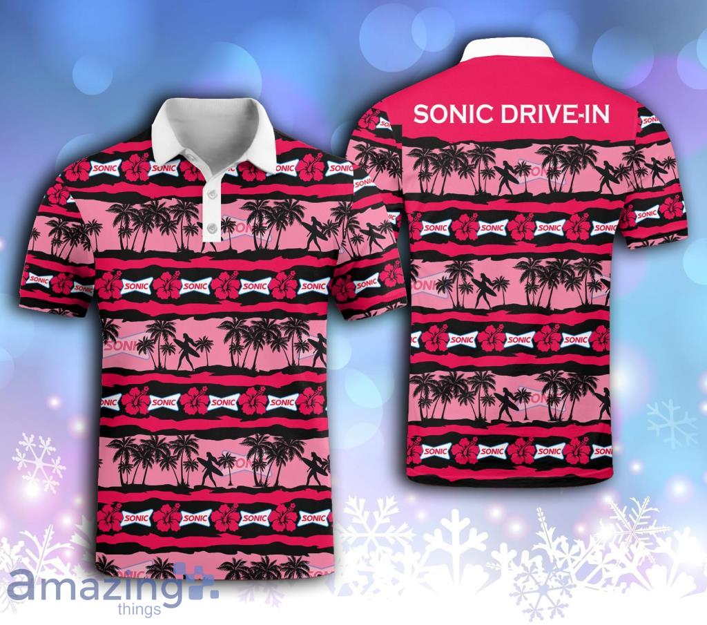 Sonic Drive-In Tropical Polo Shirt Gift For Men And Women Product Photo 1
