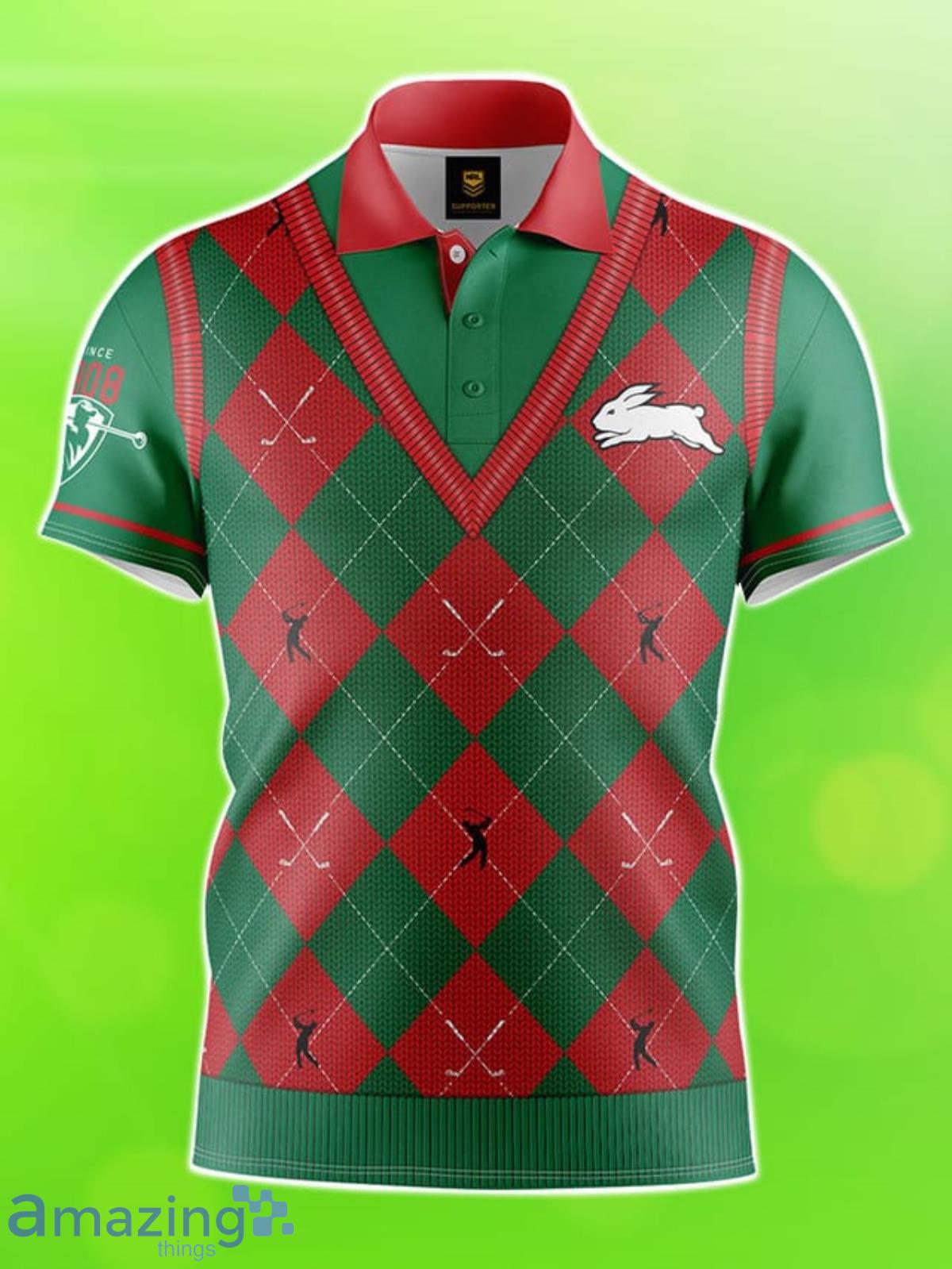 South Sydney Rabbitohs NRL Fairway Golf Polo Shirt Best Gift Men And Women For Fans Product Photo 1