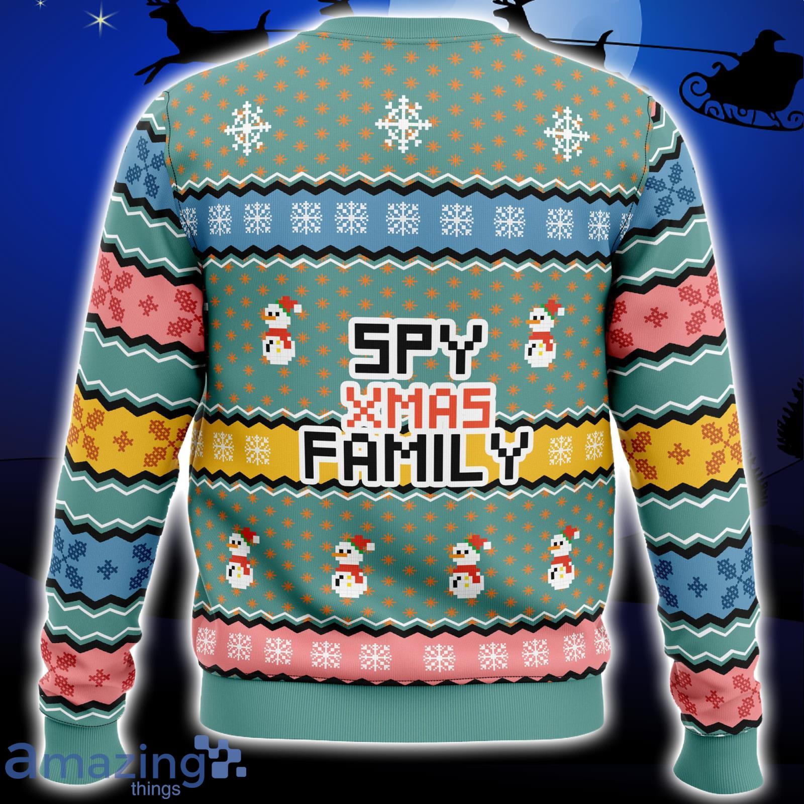 Spy Xmas Family Spy x Family Xmas Ugly Christmas Sweater Christmas Gift For Men And Women image Spy Xmas Family Spy x Family Xmas Ugly Christmas Sweater Christmas Gift For Men And Women Product Photo 2