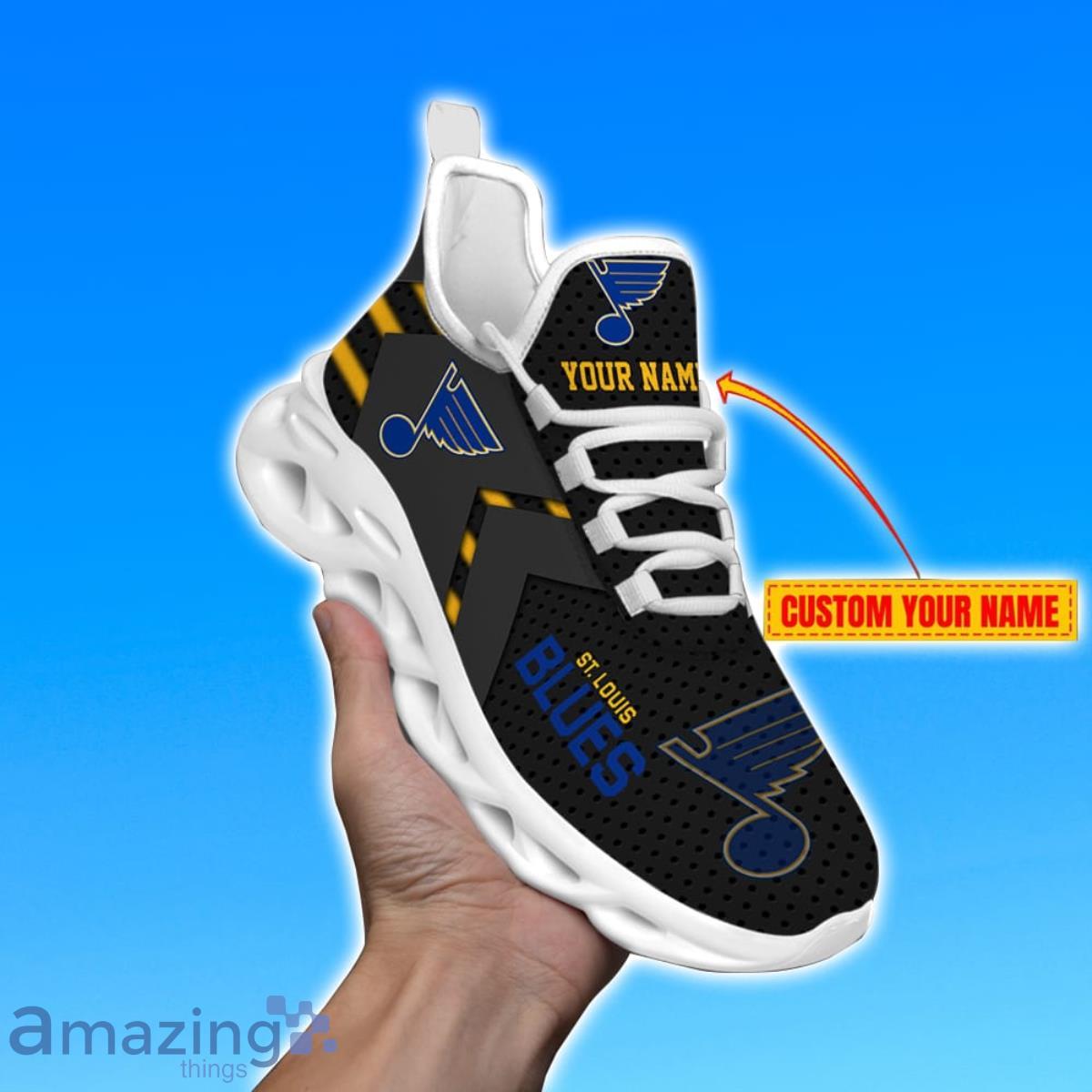 Custom Name NHL St. Louis Blues Personalized Name Max Soul Shoes Trending  Sport Gift Sneakers