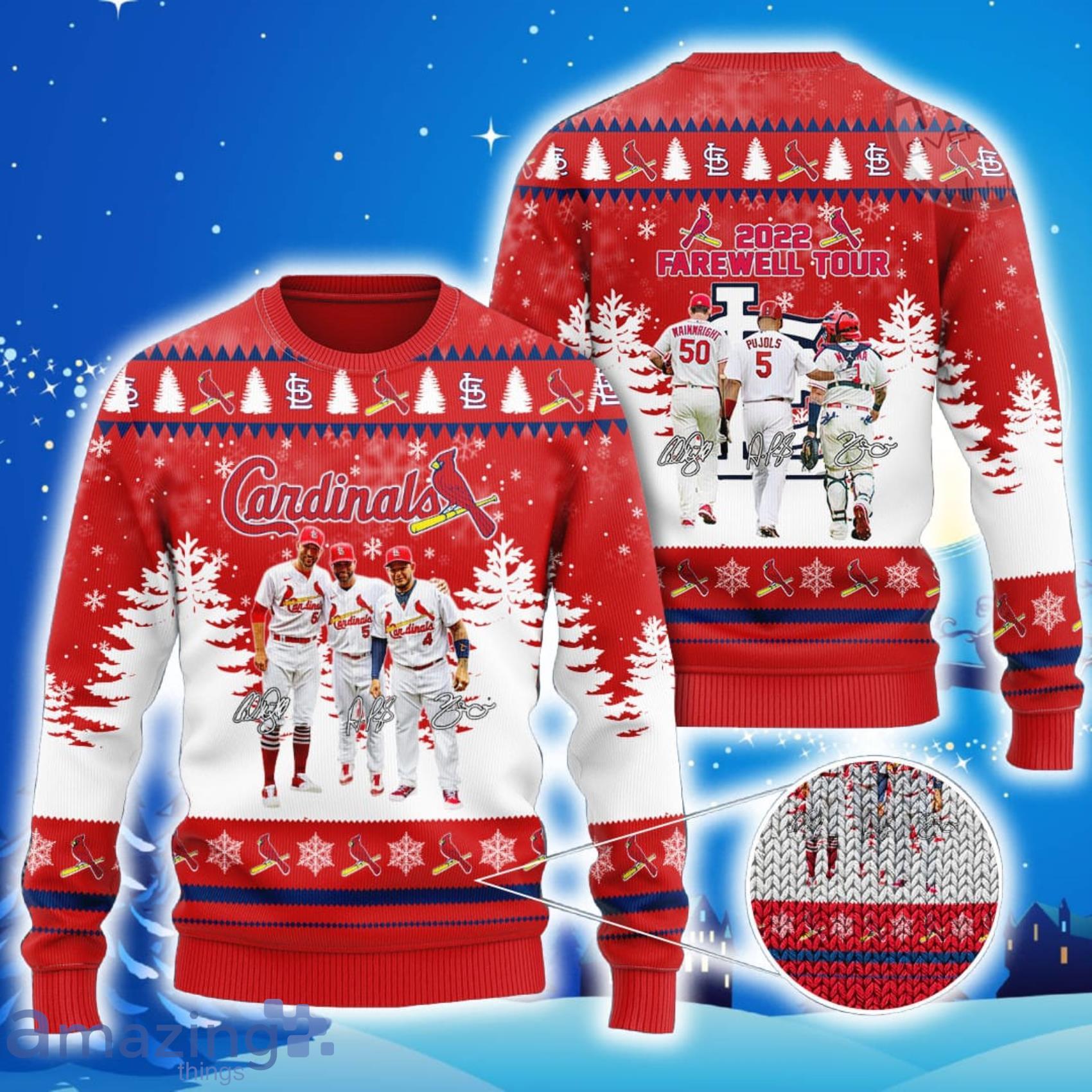 St. Louis Cardinals Christmas Ugly Sweater Christmas Gift For