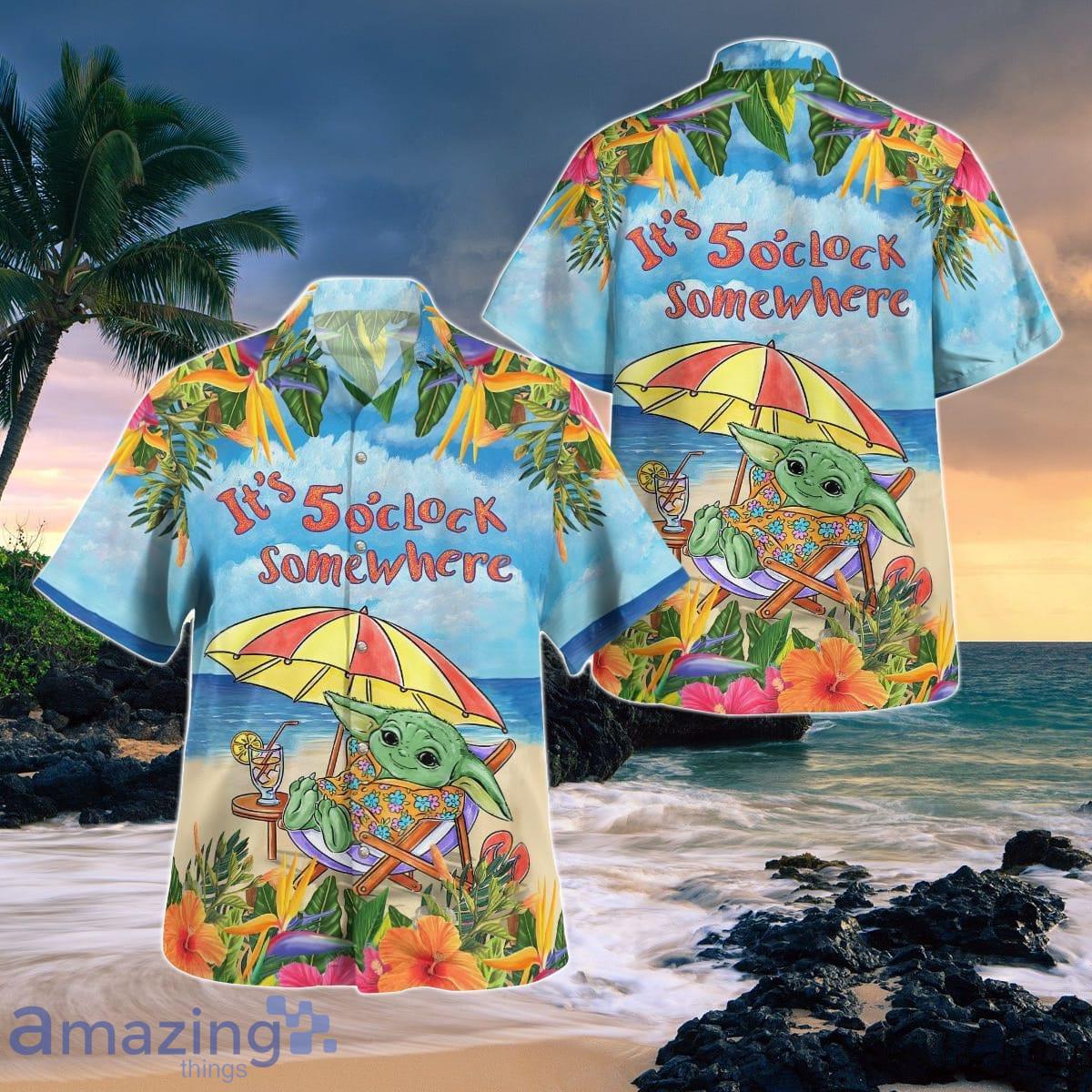 Baby Yoda Star Wars Dallas Cowboys Hawaiian Shirt Best Beach Gift