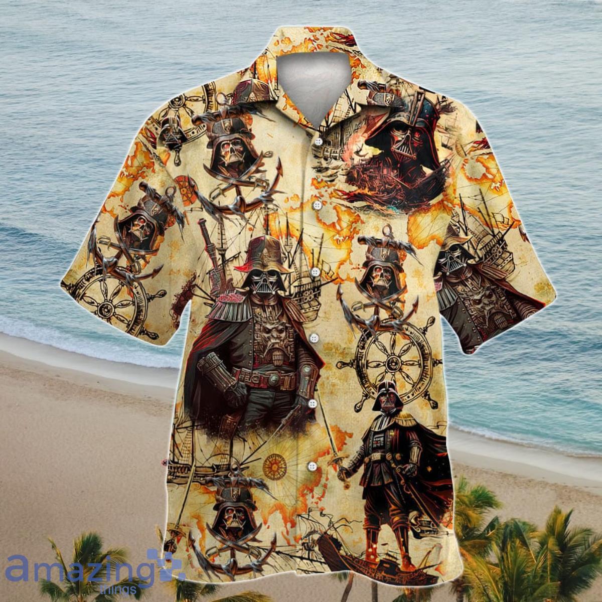 STAR WARS DARTH VADER PIRATES Hawaii Shirt Impressive Gift For Men And Women image STAR WARS DARTH VADER PIRATES Hawaii Shirt Impressive Gift For Men And Women Product Photo 2