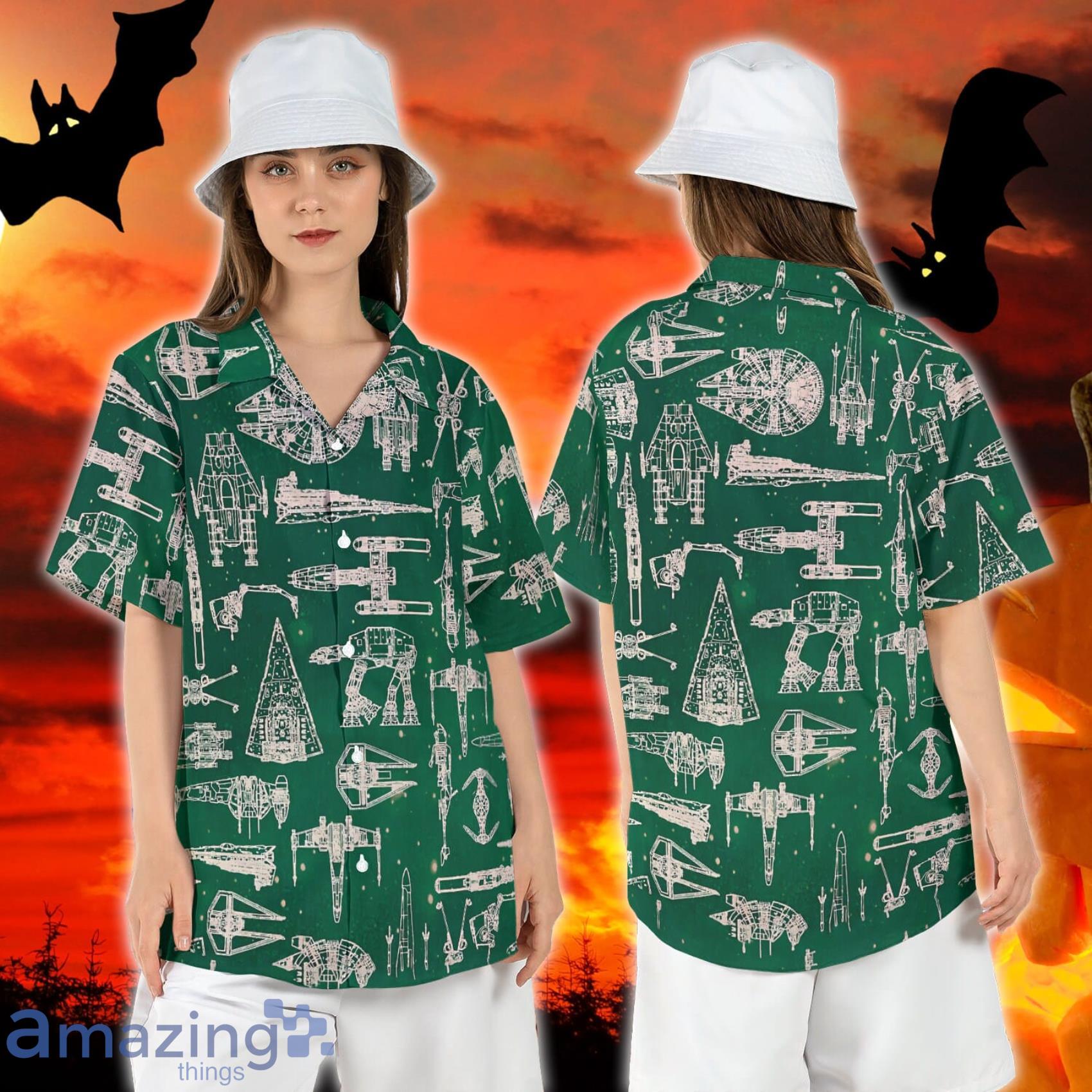 Star Wars Spaceships At At Walker Galaxy’s Edge Hawaiian Shirt For Men And Women Star Wars Summer Shirt Star Wars Button Up Shirt Product Photo 1