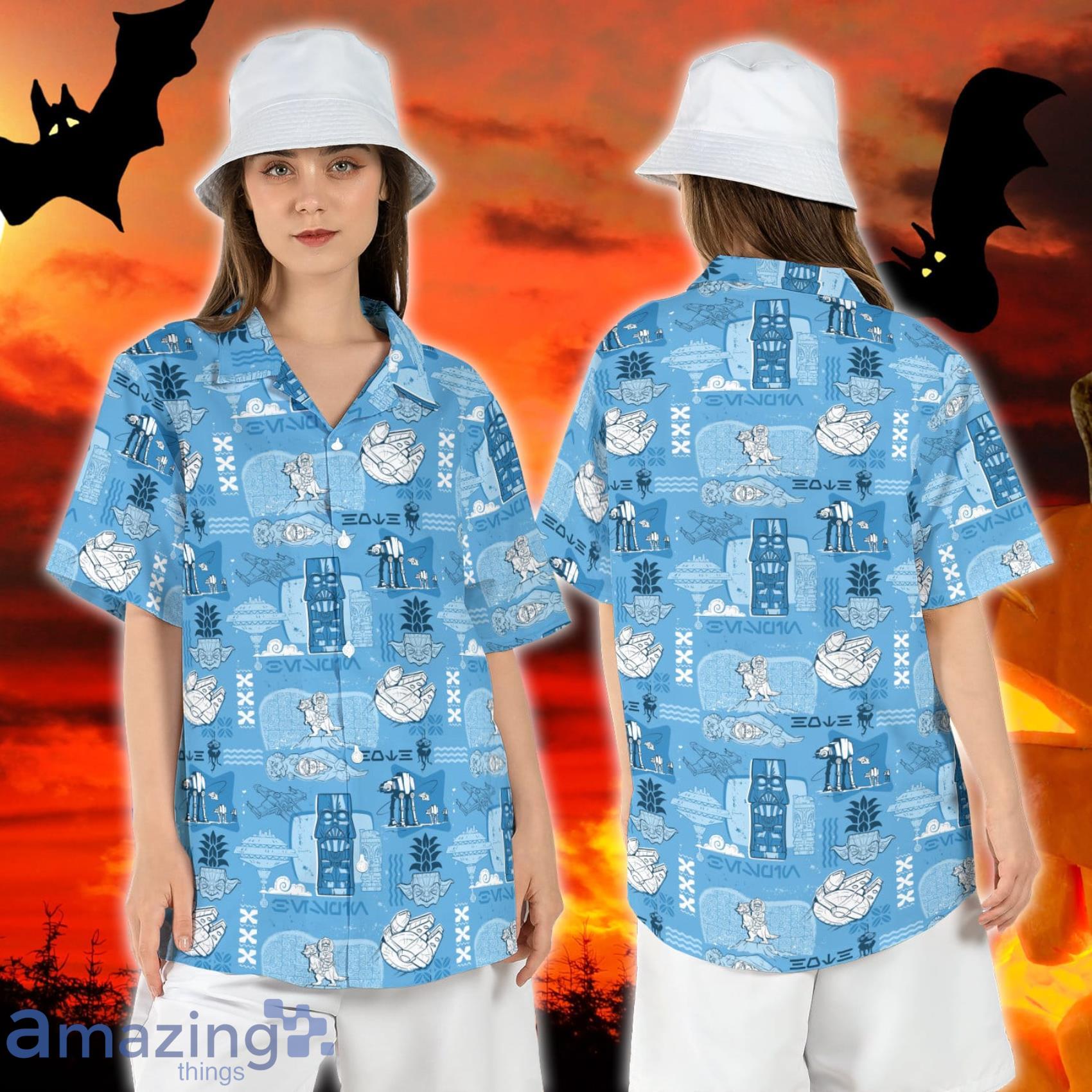 Star Wars Hawaiian Shirt, Star Wars Shirt, Spaceship Summer Button