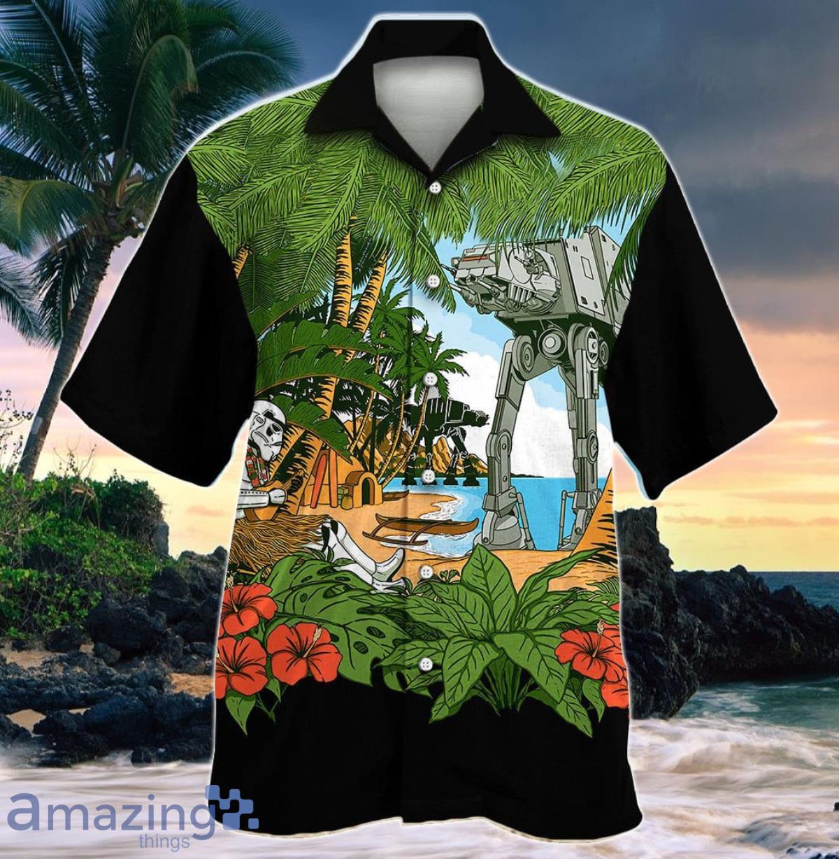 STAR WARS TROPICAL SCARIF AT-AT Hawaii Shirt Best Gift For Men And