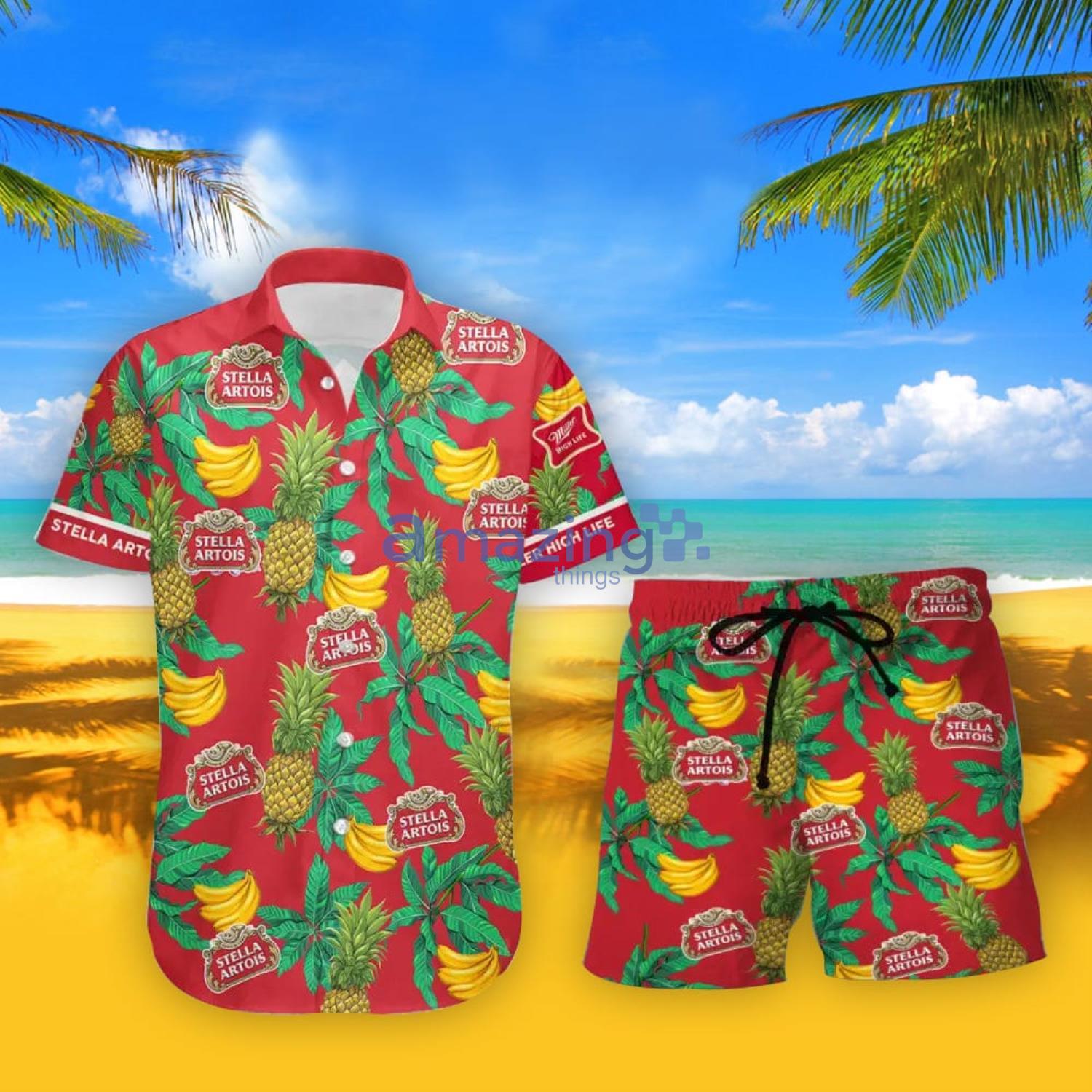 Summer Hawaiian Floral Shirt | Paws Circle | Summer Shirts for Dog Red Pineapple / L