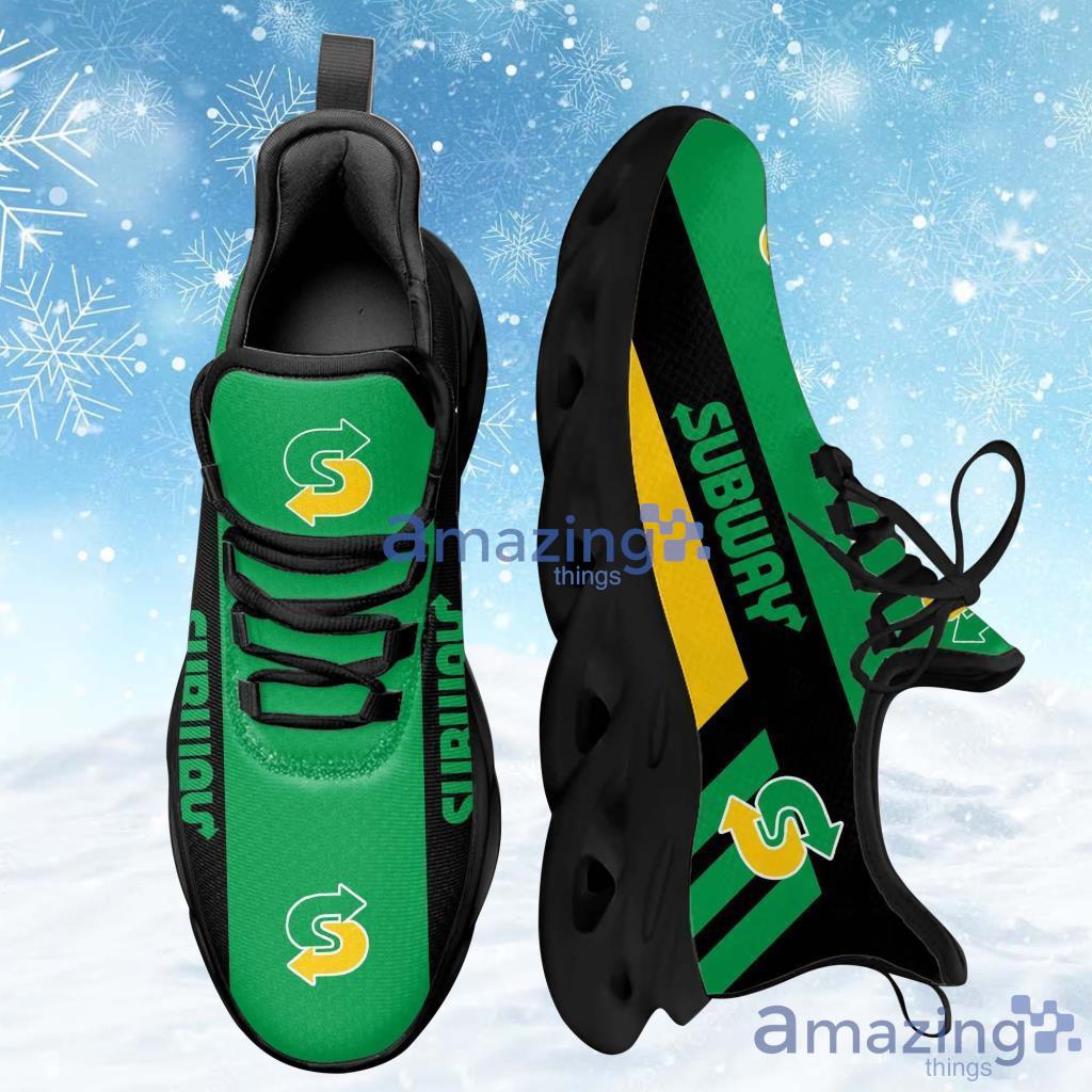 Subway Sneaker Green And Black Max Soul Shoes Gift For Men And Women Product Photo 1 Subway Sneaker Green And Black Max Soul Shoes Gift For Men And Women Product Photo 1