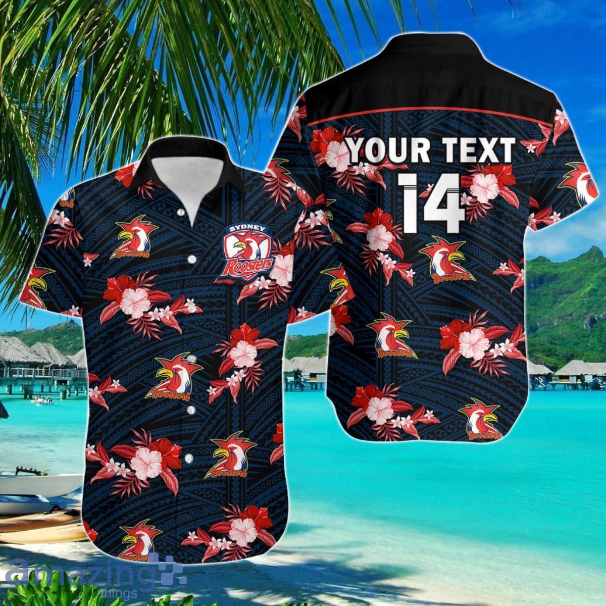 Sydney Roosters Personalized NRL 2023 Tropical Hawaiian Best Gift For Men And Women Fans Product Photo 1 Sydney Roosters Personalized NRL 2023 Tropical Hawaiian Best Gift For Men And Women Fans Product Photo 1