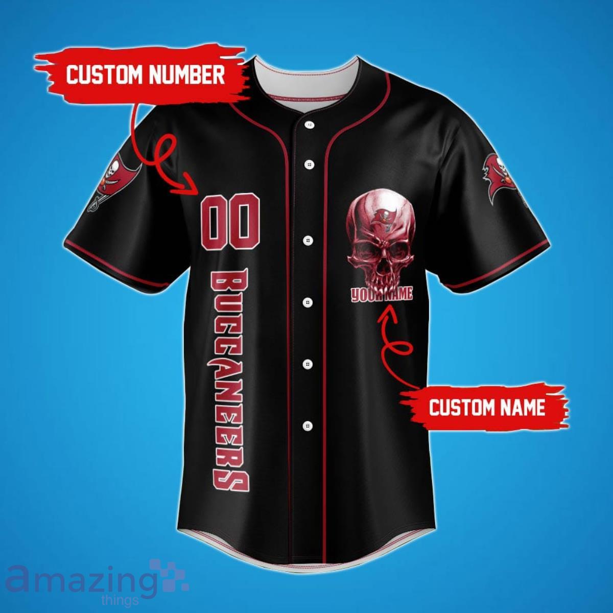 Custom Name Nfl Tampa Bay Buccaneers Baseball Jersey Shirt