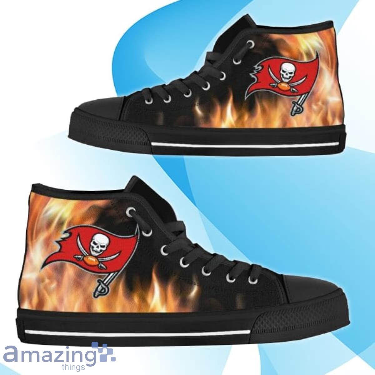 Tampa Bay Buccaneers NFL High Top Canvas Shoes Best Gift Men And Women Product Photo 1