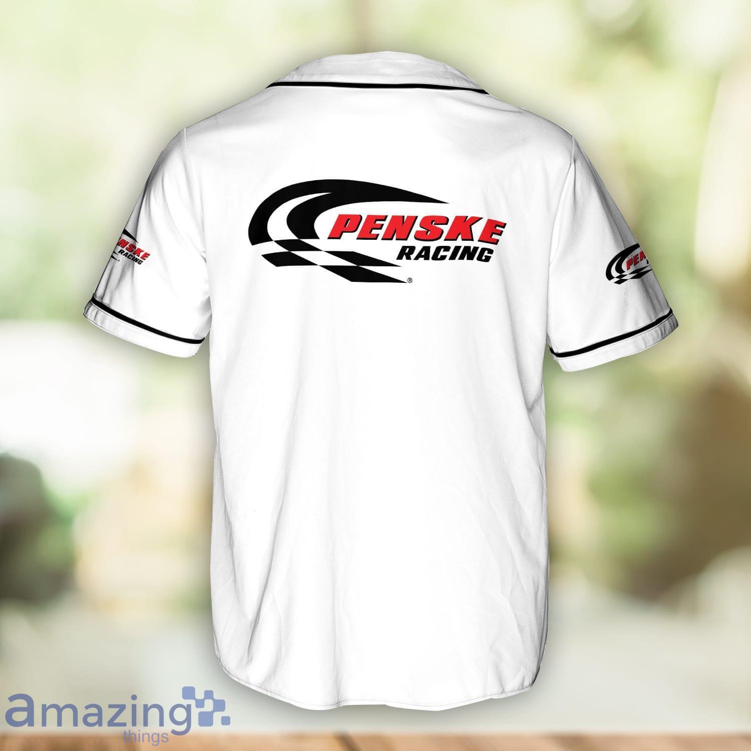 Team Penske Car Racing Baseball Jersey Shirt Men And Women Sport Gift image Team Penske Car Racing Baseball Jersey Shirt Men And Women Sport Gift Product Photo 2