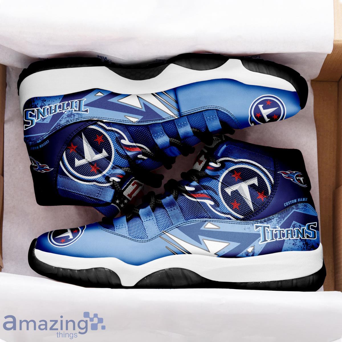 Tennessee Titans Logo Air Jordan 11 Shoes