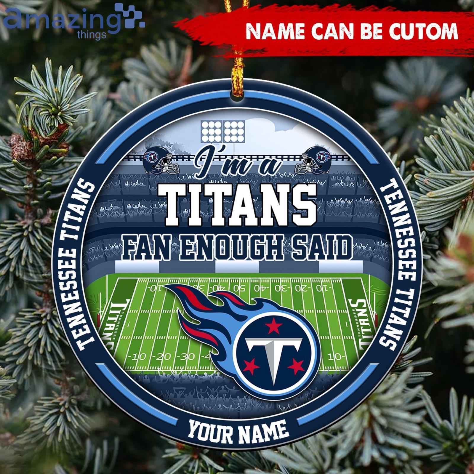 Tennessee Titans Football Custom NFL Christmas Ornaments –