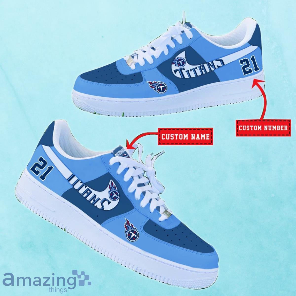 Tennessee Titans Sneakers Custom Force Shoes Sexy Lips For Fans