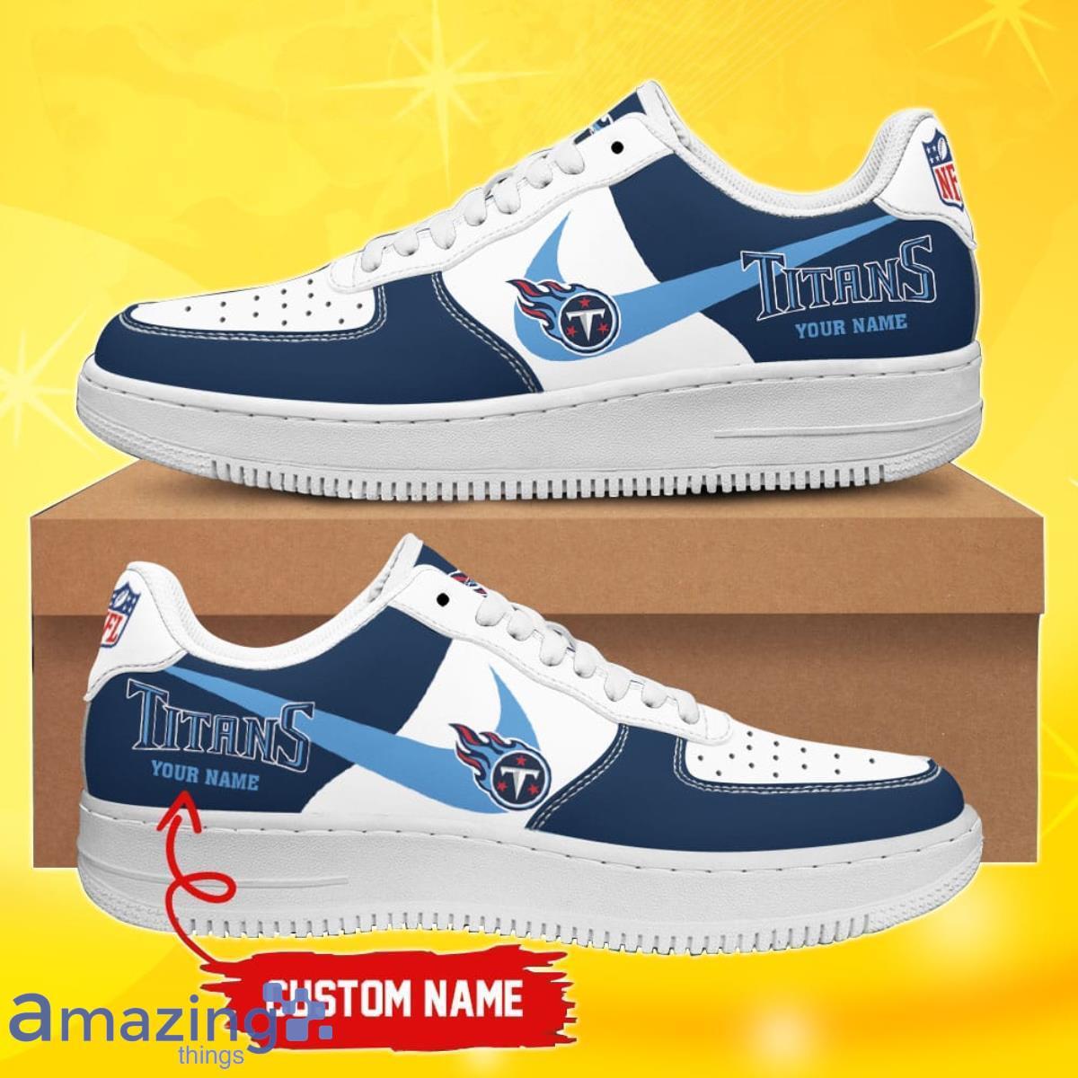 Tennessee Titans Personalized Air Force Shoes Best Gift Fans