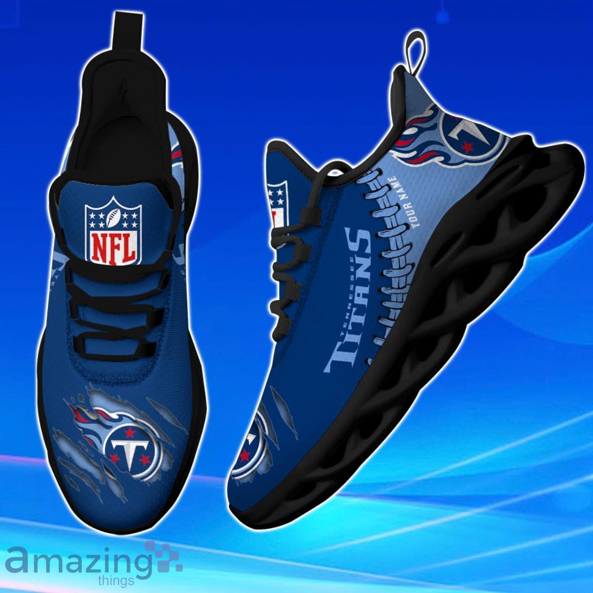 Tennessee Titans Personalized NFL Max Soul Shoes Best Gift For Men And Women Fans image Tennessee Titans Personalized NFL Max Soul Shoes Best Gift For Men And Women Fans Product Photo 3