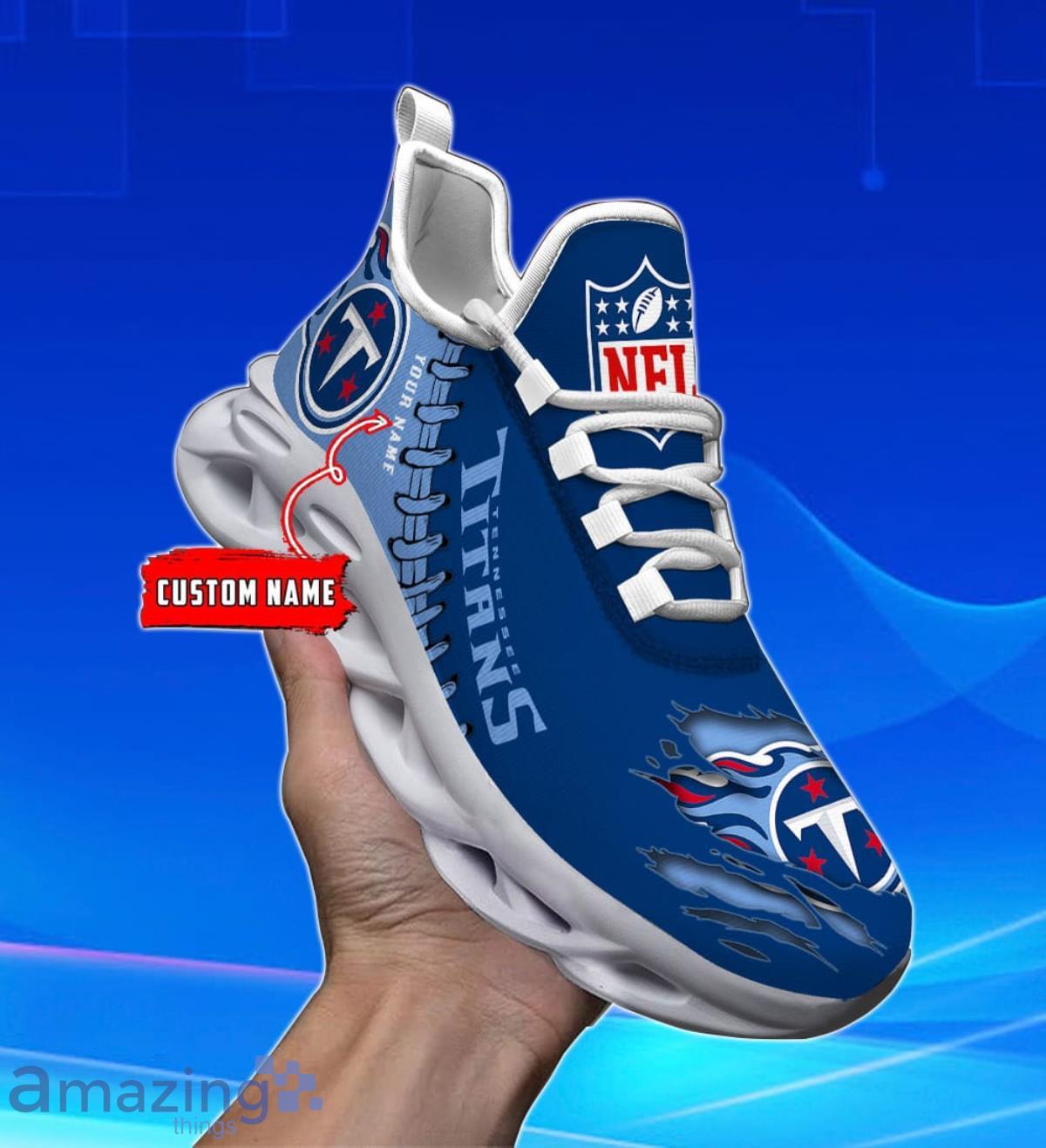 Tennessee Titans Personalized NFL Max Soul Shoes Best Gift For Men And Women Fans image Tennessee Titans Personalized NFL Max Soul Shoes Best Gift For Men And Women Fans Product Photo 4