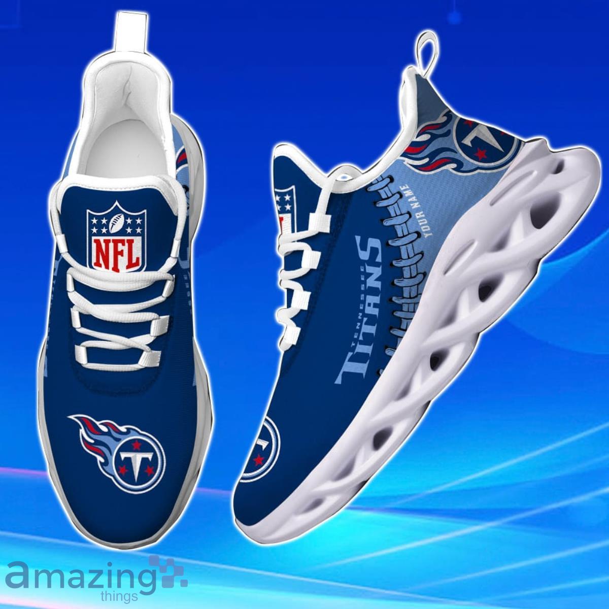 Personalized Name NFL Tennessee Titans Max Soul Shoes Best Gift