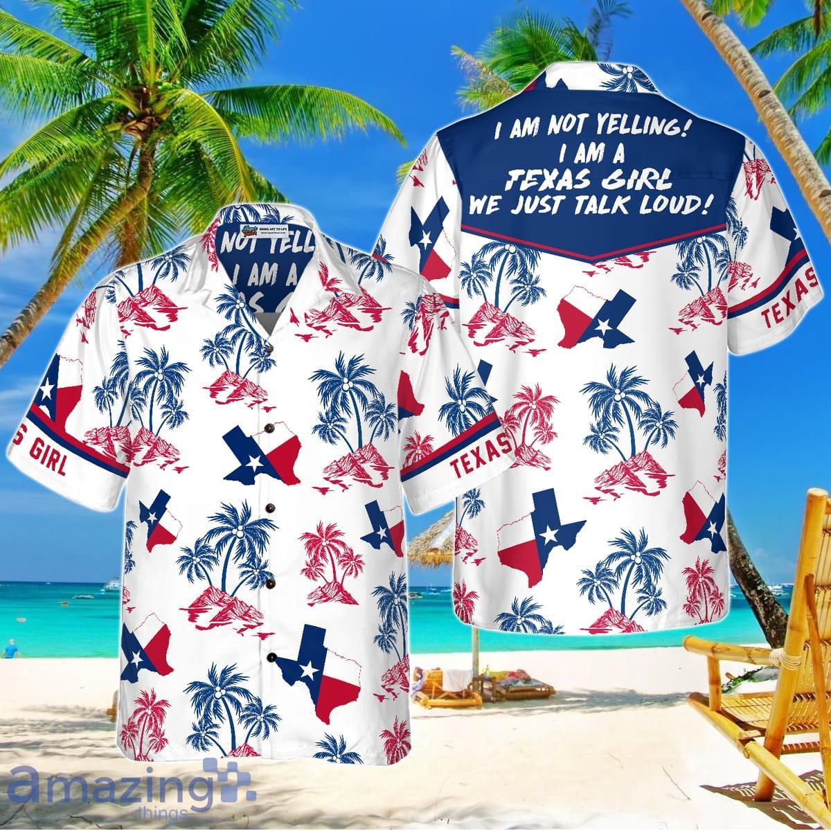 Texas Flag And Palm Tree Pattern Texas Girl Shirt Product Photo 1