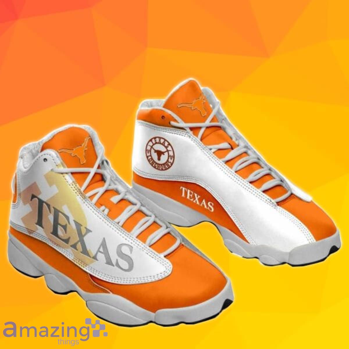 Texas Longhorns Shoes Form Air Jordan 13 Sneakers The University Of Texas At Austin Product Photo 1
