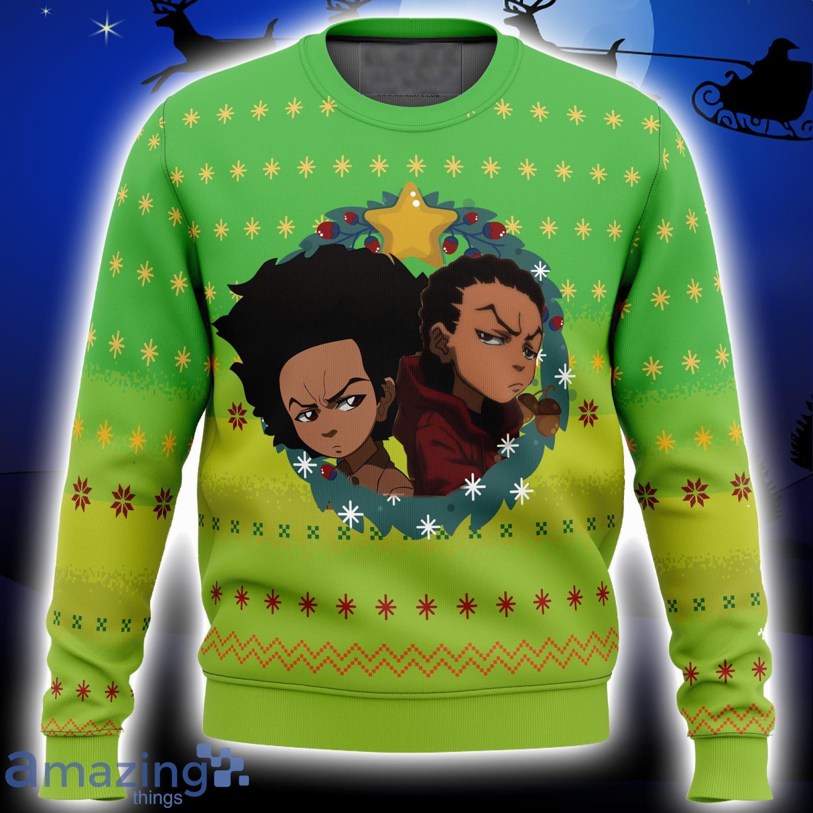 The Boondocks Xmas Ugly Christmas Sweater Christmas Gift For Men And Women Product Photo 1