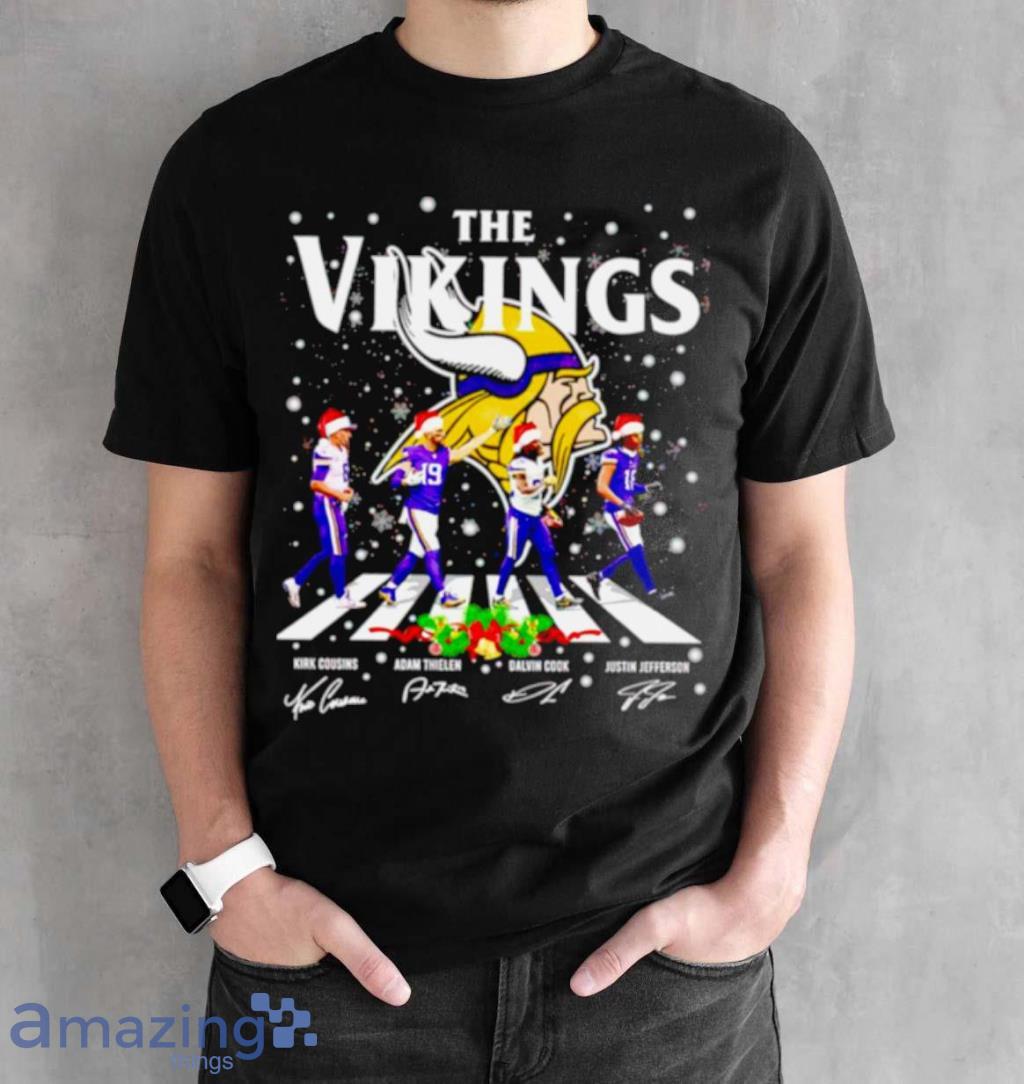 Minnesota Vikings Abbey Road Signatures Shirt - Bring Your Ideas