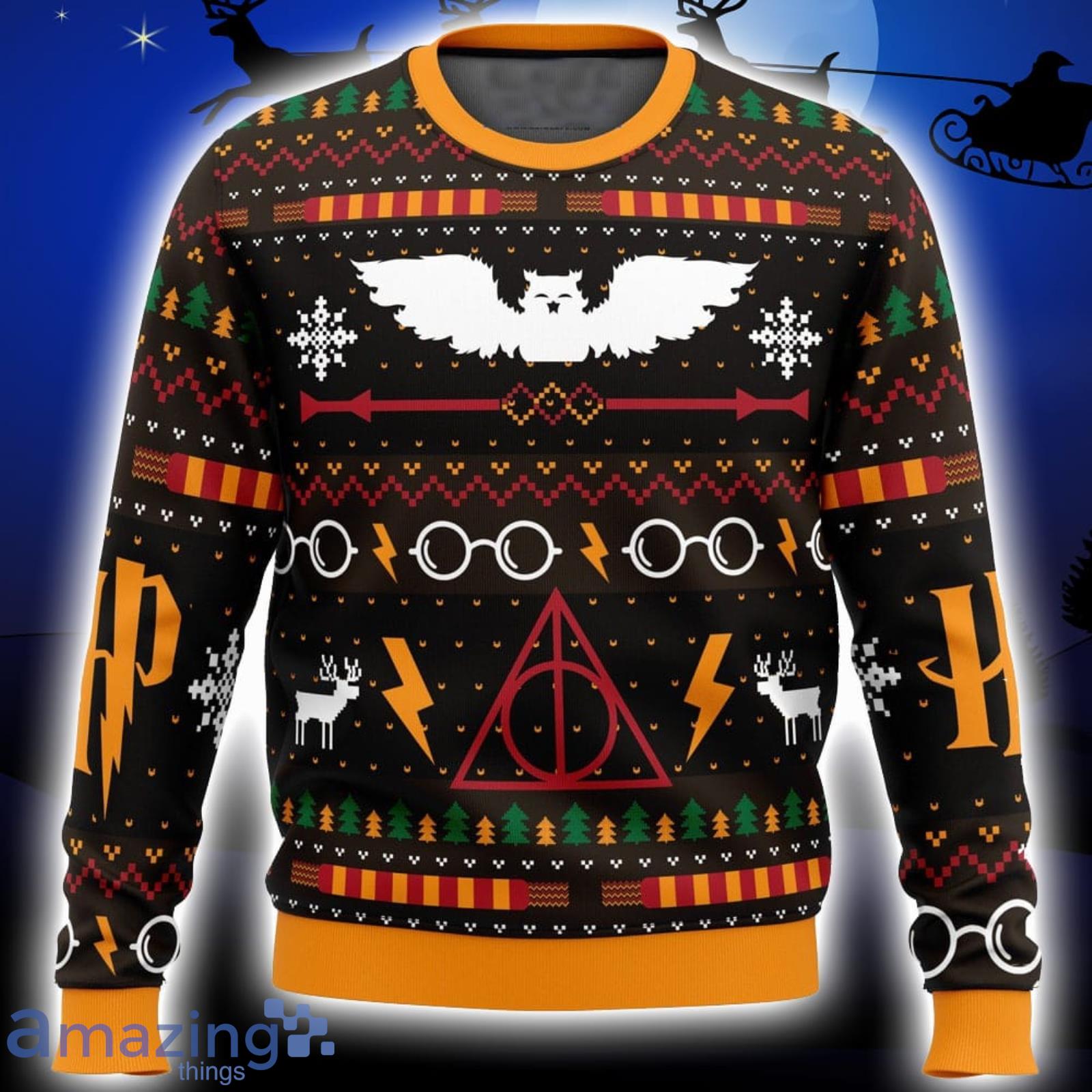 The Sweater That Lived Harry Potter Xmas Ugly Christmas Sweater Christmas Gift For Men And Women Product Photo 1 The Sweater That Lived Harry Potter Xmas Ugly Christmas Sweater Christmas Gift For Men And Women Product Photo 1