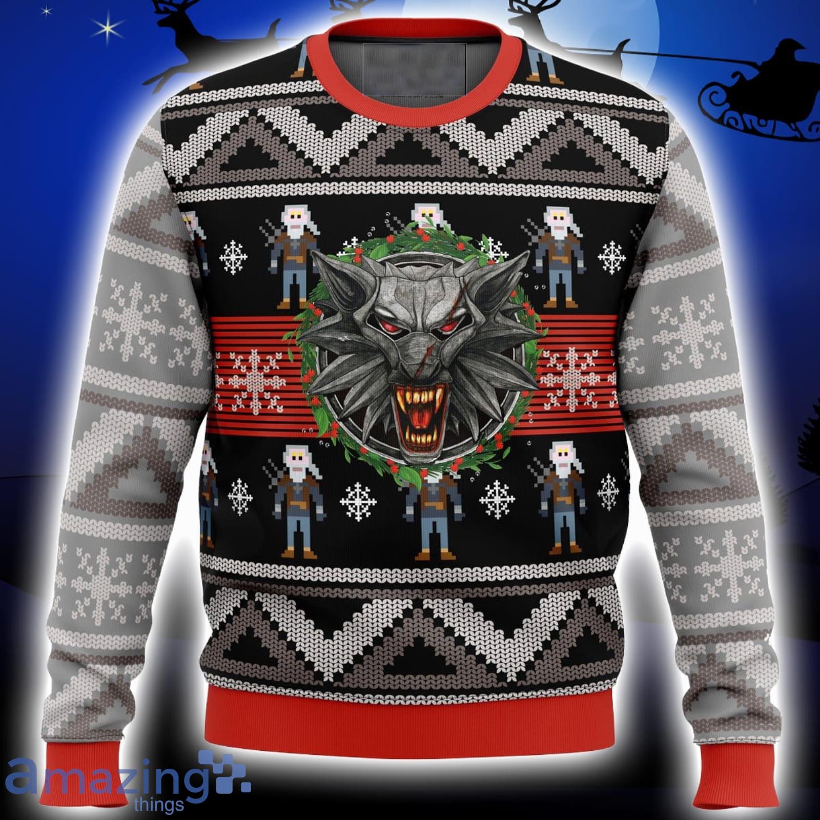 The Witcher 2 Xmas Ugly Christmas Sweater Christmas Gift For Men And Women Product Photo 1