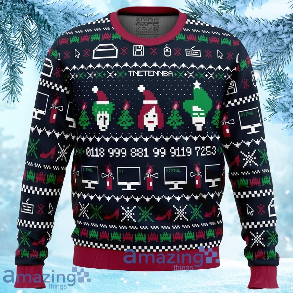 The X-Mas Crowd It Crowd Ugly Christmas Sweater 3D Gift For Men And Women Product Photo 1